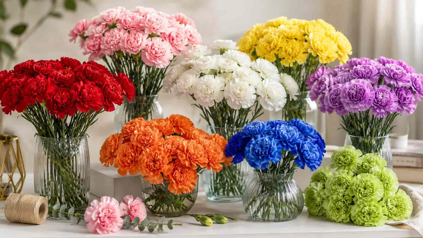Wholesale Carnations Color Guide: Choosing the Perfect Shades for Every Occasion